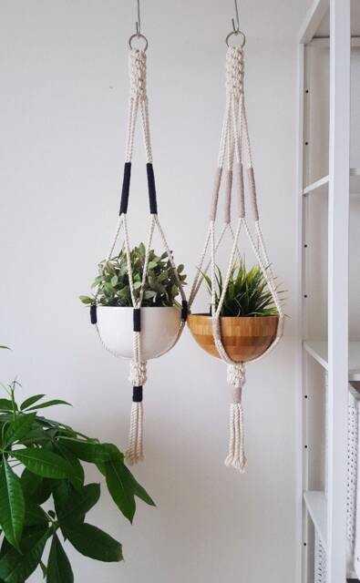 Handmade Macrame Plant Hanger 35 - image 1