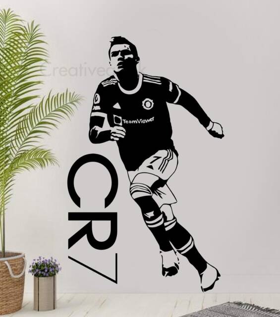 Ronaldo Celebration Wall Sticker Cr7 Football Art For Kids Rooms Mu - image 1