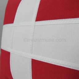 Danish Flag Pillow Cover in Red & White Sunbrella?? Outdoor Fabric For Boat & Patio, Housewarming Gift Or Games Room, Denmark Cushions - thumbnail 3