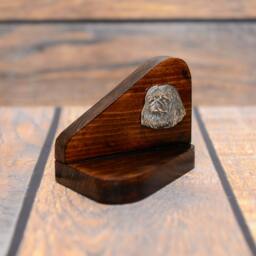 Pekingese - Wooden Candlestick With Dog, Souvenir, Decoration, Limited Edition, Collection - thumbnail 3