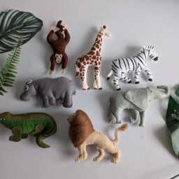 Safari Animal Garland, Safari Wall Decor, Jungle Nursery Baby Shower Gift, Theme Bedroom, Banner - thumbnail 3
