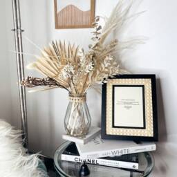 Black Rattan Photo Frame/Handwoven Matte Chunky Modern Picture Decor Wall - thumbnail 3