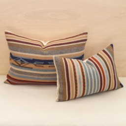 Chimayo Wool Pillow Cover in Harvest Tan Stripe - Ready To Ship - thumbnail 1