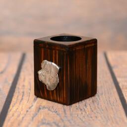 Great Dane - Wooden Candlestick With Dog, Souvenir, Decoration, Limited Edition, Collection - thumbnail 2