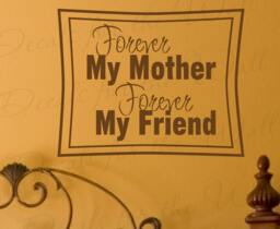 Forever My Mother Love Mom Home Family Vinyl Large Wall Decal Decoration Quote Design Lettering Decor Saying Sticker Graphic Art Mural F55 - thumbnail 1