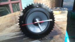 Sprocket/Speaker Combination Clock