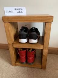 Shoe Bench Handmade Wooden Solid Wood Shoe Rack Hallway Storage Mud Room Shelves