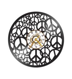 Free Shippingpeace Themed Vinyl Album Record Clock Made in The > Usa