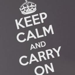 Keep Calm & Carry On Quote Removable Vinyl Wall Decal Stickers Home Decor Art - thumbnail 2