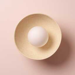 Speckled Cream Gloss Small Dawn Wall Light in Ceramic & Oak - thumbnail 1