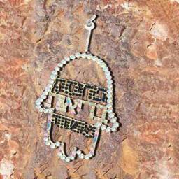 Luxurious Jewish Wall Hanging Decor Hamsa-Home Ornament.set With Crystals(Ab, Black - thumbnail 2