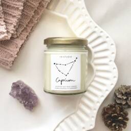 Capricorn Candle Gift, Zodiac Candle, Witch Constellation, Scandinavian Decor, 20Th, 21st, 30Th, 40Th Birthday Gift - thumbnail 2