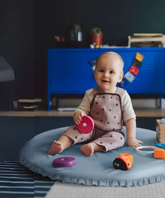 Baby Play Mat - Soft Tummy Time & Crawling Activity For Babies Shower Gift Nursery Decor - image 1