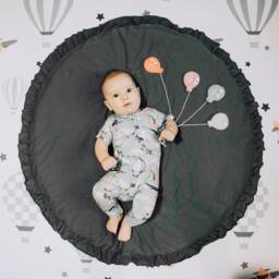 Baby Play Mat - Soft Tummy Time & Crawling Activity For Babies Shower Gift Nursery Decor - thumbnail 2