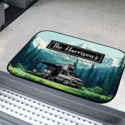 Personalised Pop-Top Campervan Door Mat - Indoor Motorhome Accessories 44cm X 32cm Cvf01 - thumbnail 3