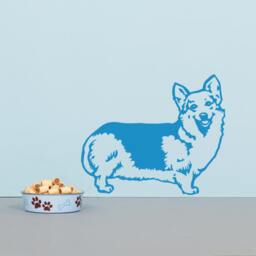 Corgi Dog Vinyl Wall Decal Welsh Cardigan Shepherd Sticker - thumbnail 2
