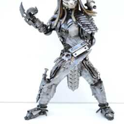 Recycled Metal Predator Sculpture, Handmade Industrial Art, Father Day Gift For Men - thumbnail 4