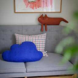 Cuddly Cloud/Decorative Cushion Molli Made Of 100% Wool Aoz-Free - thumbnail 4