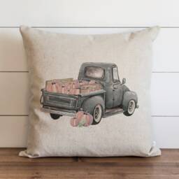Fall Pillow Cover // Truck {style 1} Autumn Thanksgiving Home Decor Farmhouse - thumbnail 1