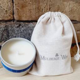 Lavender Candle Scottish Scotland Scots Highland Vegan Handmade Soy + Free Cotton Gift Bag - thumbnail 3