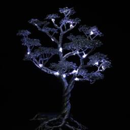Wire Bonsai Spiritree With White Led Lights - thumbnail 4