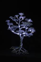 Wire Bonsai Spiritree With White Led Lights - thumbnail 1