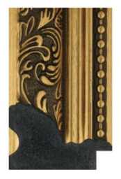 Ornate Baroque Picture Frame Gold Vintage Style, Bordeaux Range - thumbnail 2