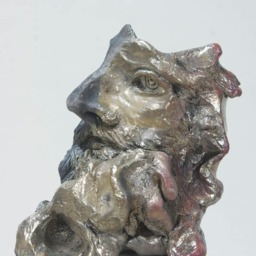 Raku Ceramic Figurine Sculpture Stoneware Handmade Greek New Original Unique - thumbnail 2