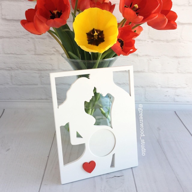 Ultrasound Picture Frame Baby Announcement Pregnancy Ideas Coming Soon First Photo Nursery Decor Boy Girl - image 1