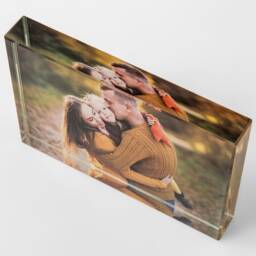 Crystal Photo Block - Bloc Lluniau Crisial Picture Frame Personalised Gift Cymraeg - thumbnail 3