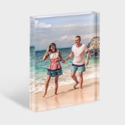Crystal Photo Block - Bloc Lluniau Crisial Picture Frame Personalised Gift Cymraeg - thumbnail 2