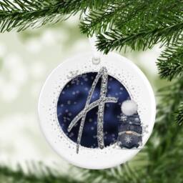 Gonk Gonks Christmas Personalised Navy Kids Gift Present Keepsake Novelty Bauble Tree Xmas Son Mum Girlfriend Dad Daughter - thumbnail 2