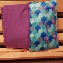 Sparkly Mermaid Blanket - Nursery Scales Baby Girl Nautical Shower Gift Kids Room Toddler - thumbnail 4