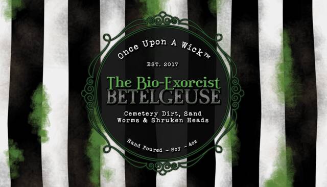 The Bio-Exorcist, Betelgeuse L Beetlejuice Inspired - Handmade Soy Candles, Wax Melts & Room Sprays