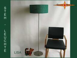 Green Floor Lamp Lisa Jute Green - thumbnail 1
