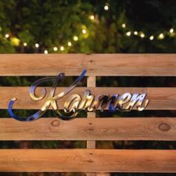 Personalized Plexiglass Name - Giant For Wedding Decoration, Bedroom Or Party, Birthday, Baby Shower, Mirror Gold Etc - thumbnail 3