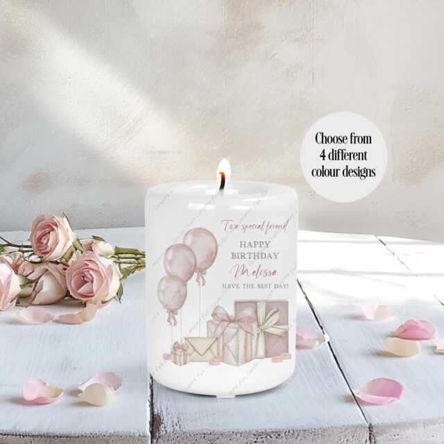 Personal Candle, Ceramic Birthday Gift, Tealight Holder, Candle For Her, 18Th Milestone - image 1