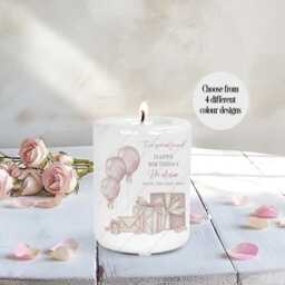 Personal Candle, Ceramic Birthday Gift, Tealight Holder, Candle For Her, 18Th Milestone - thumbnail 1