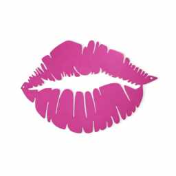 Red Lips Metal Wall Art - Kiss Decor Handmade Steel Hanging Bedroom UK Made Gift - thumbnail 4