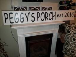 Personalized Horizontal Porch Sign Extra Large 4 Ft Wall Hanging Patio Decoration Rustic Distressed Wood Primitive Farmhouse Decor Deck - thumbnail 1