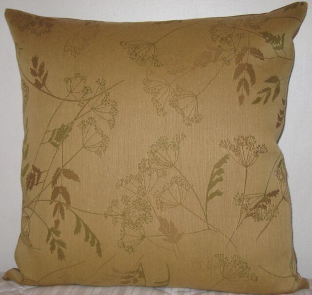"Leaf & Floral Decorative Pillow Cover-In 24""x24" - image 1