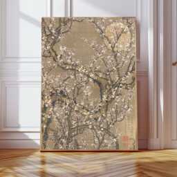 Set Of 2 Minimalist Tree Branch Prints - Japandi Wall Art Nature Inspired Japanese Decor, Art, Ohara Koson - thumbnail 2