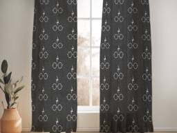 Wizard Glasses Nursery Curtains Custom Cotton Or Blackout - thumbnail 1