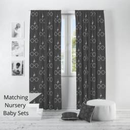 Wizard Glasses Nursery Curtains Custom Cotton Or Blackout - thumbnail 3