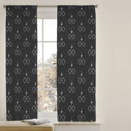 Wizard Glasses Nursery Curtains Custom Cotton Or Blackout - thumbnail 2