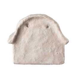 Little Japandi House - Original Sculpture Beige Wabi Sabi Decor Minimalist Art Handmade By Scandinavian Designer Laurie Poast - thumbnail 1
