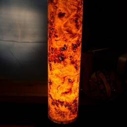 Desk Lamp Wood Veneer Light Bedside Lamp - thumbnail 3