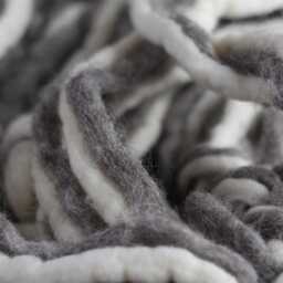 Knitted Wall Hanging. Large Macrame Fiber Yarn Tapestry - thumbnail 4