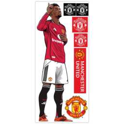 Manchester United Fc Wall Sticker - Amad 25/26 Illustration Decal Art - thumbnail 3