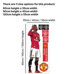 Manchester United Fc Wall Sticker - Amad 25/26 Illustration Decal Art - thumbnail 2